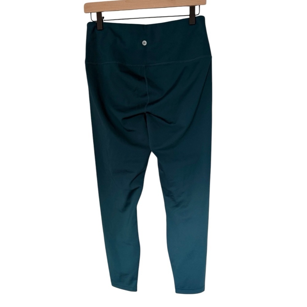 Teal High-Waisted Leggings - Picture 6 of 6